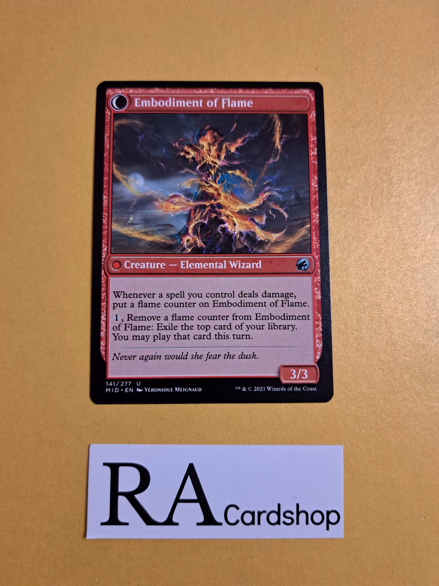 Flame Channeler / Embodiment of Flame Uncommon 141/277 Innistrad Midnight Hunt (MID) Magic the Gathering