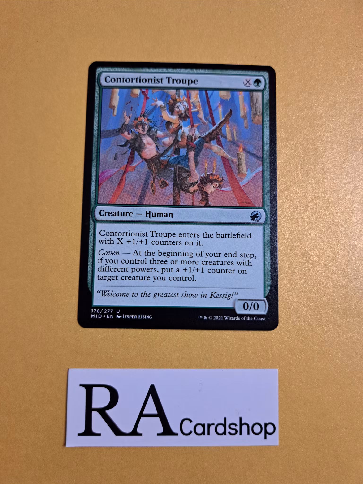 Contortionist Troupe Uncommon 178/277 Innistrad Midnight Hunt (MID) Magic the Gathering