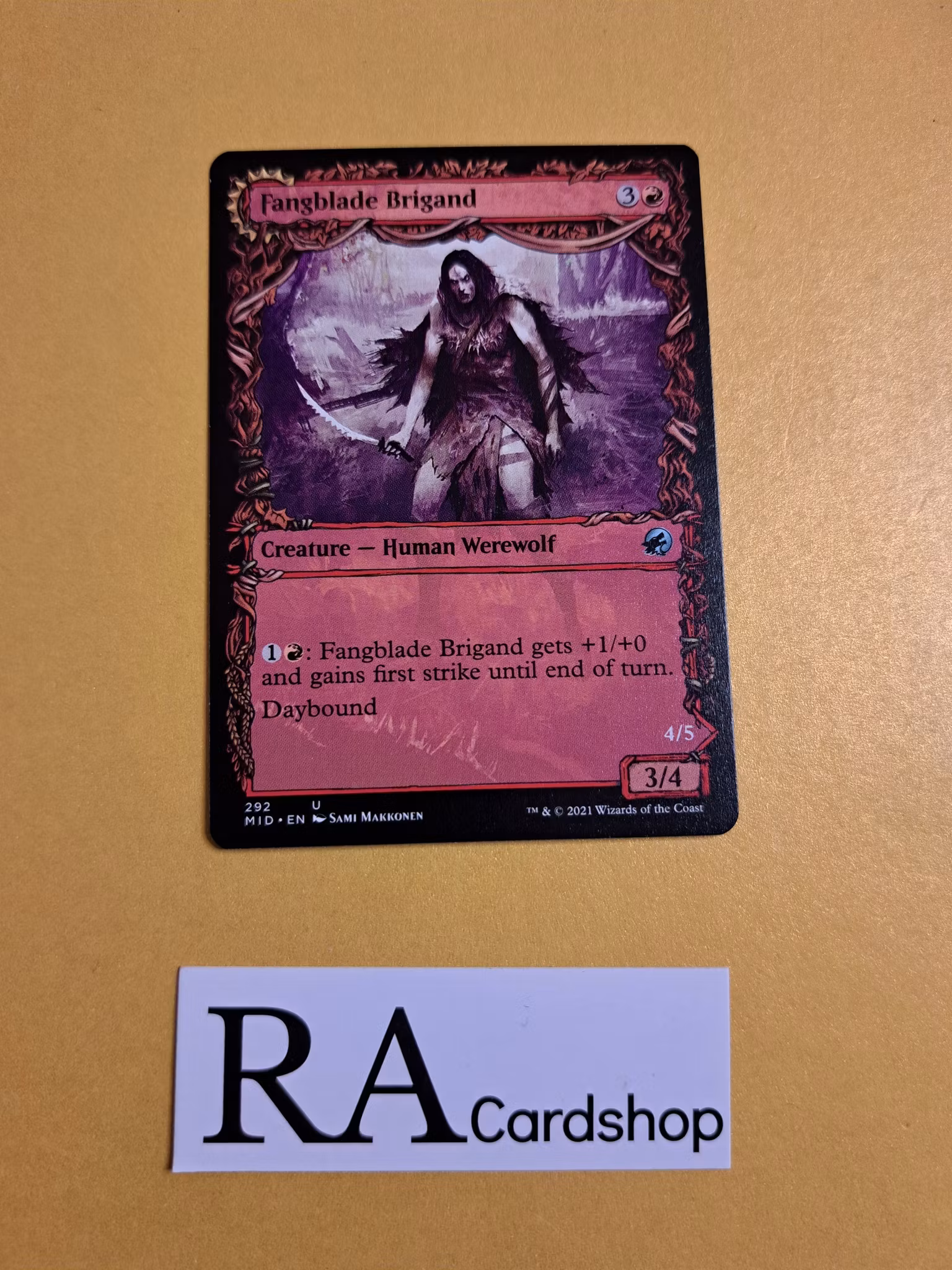 Fangblade Brigande / Fangblade Eviscerator Uncommon 292 Innistrad Midnight Hunt (MID) Magic the Gathering