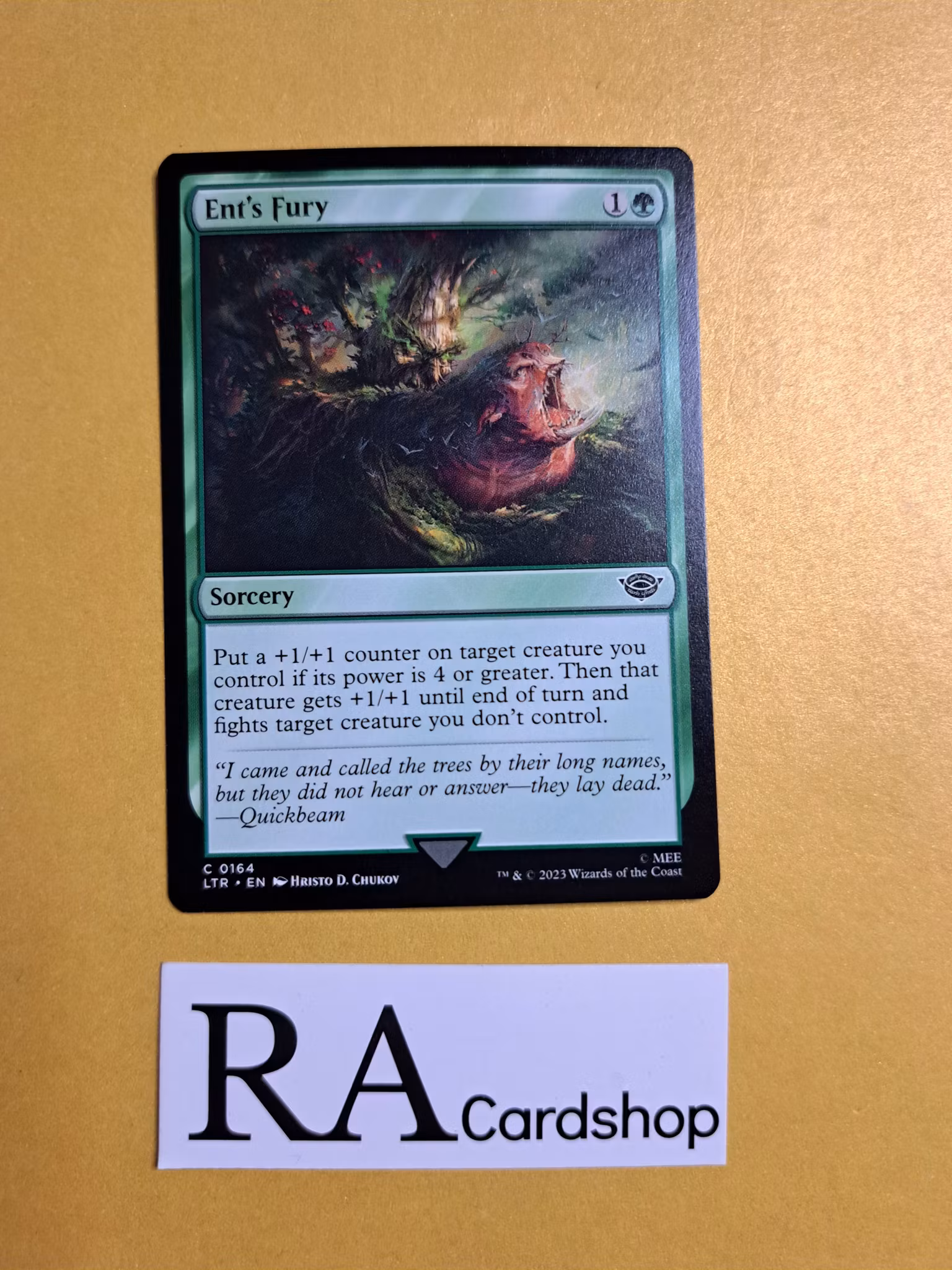 Ents Fury Common 0164 The Lord of the Rings Tales of Middle-earth (LTR) Magic the Gathering