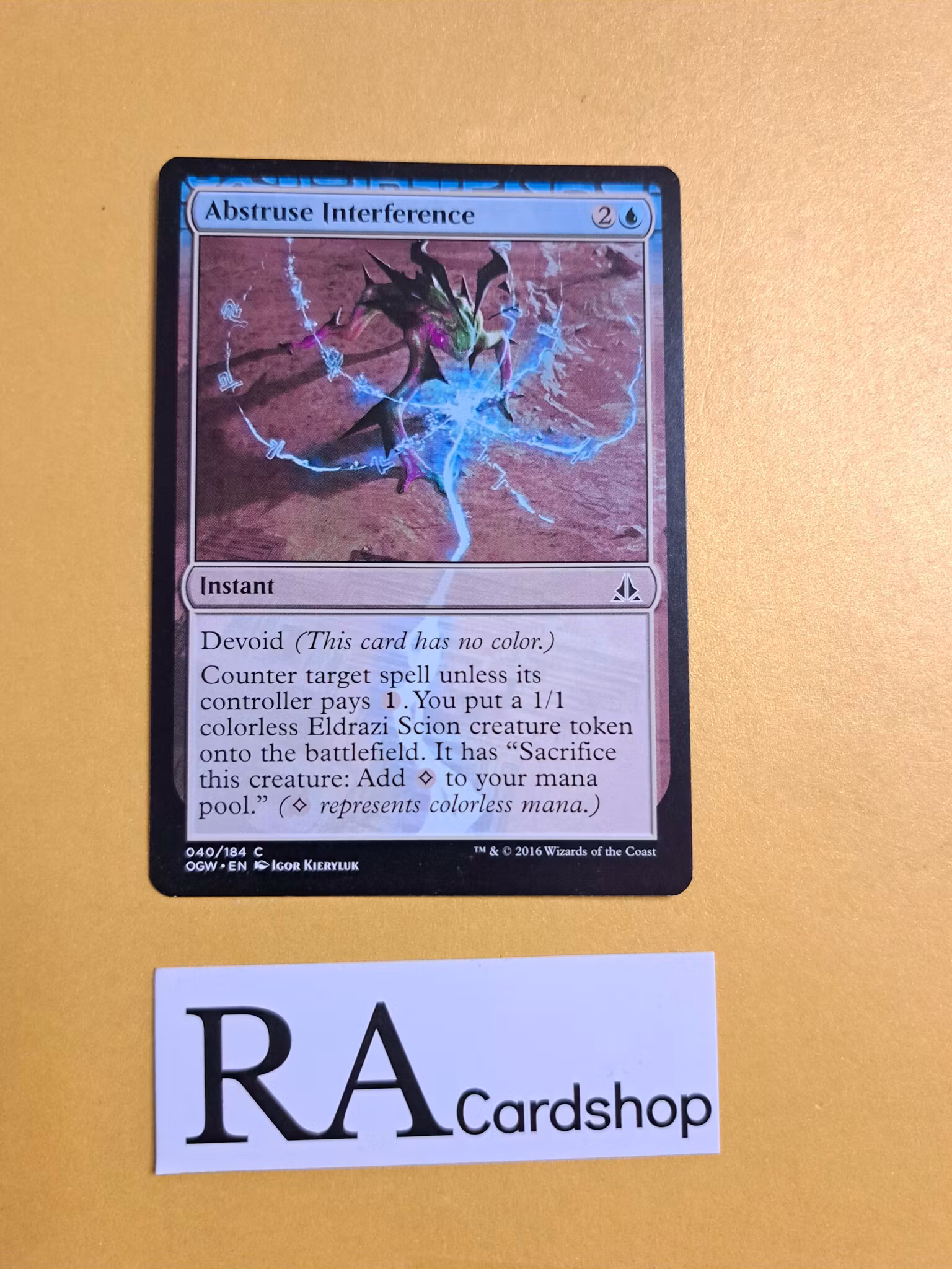 Abstruse Interference Common 040/184 Oath of the Gatewatch (OGW) Magic the Gathering