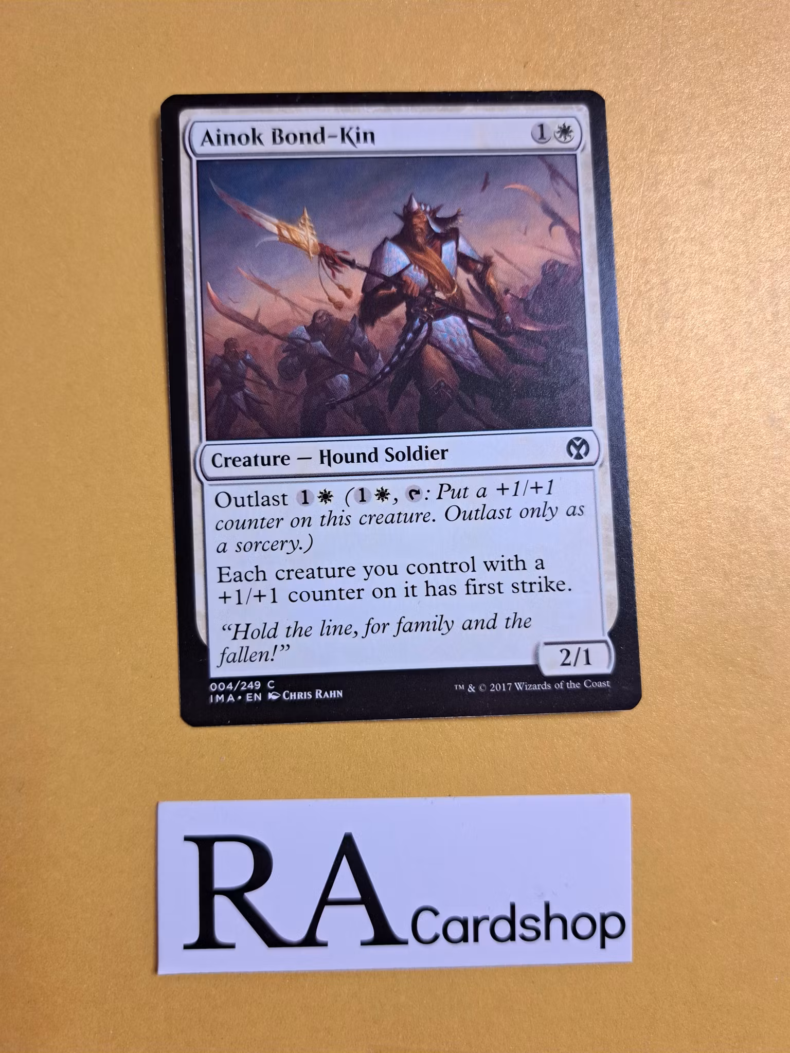 Ainok Bond-Kin Common 004/249 Iconic Masters (IMA) Magic the Gathering