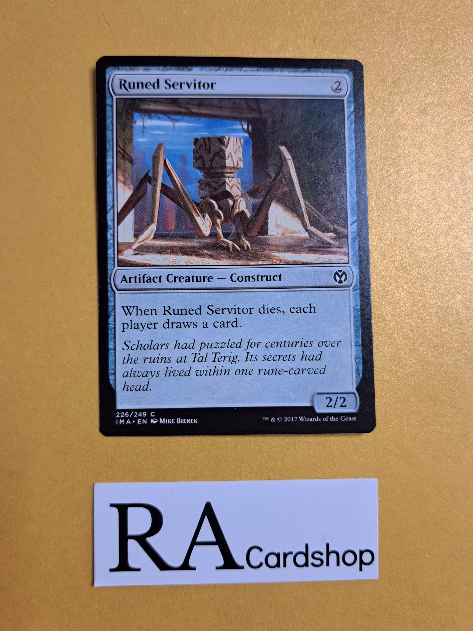 Runed Servitor Common 226/249 Mystery Booster Iconic Masters (IMA) Magic the Gathering