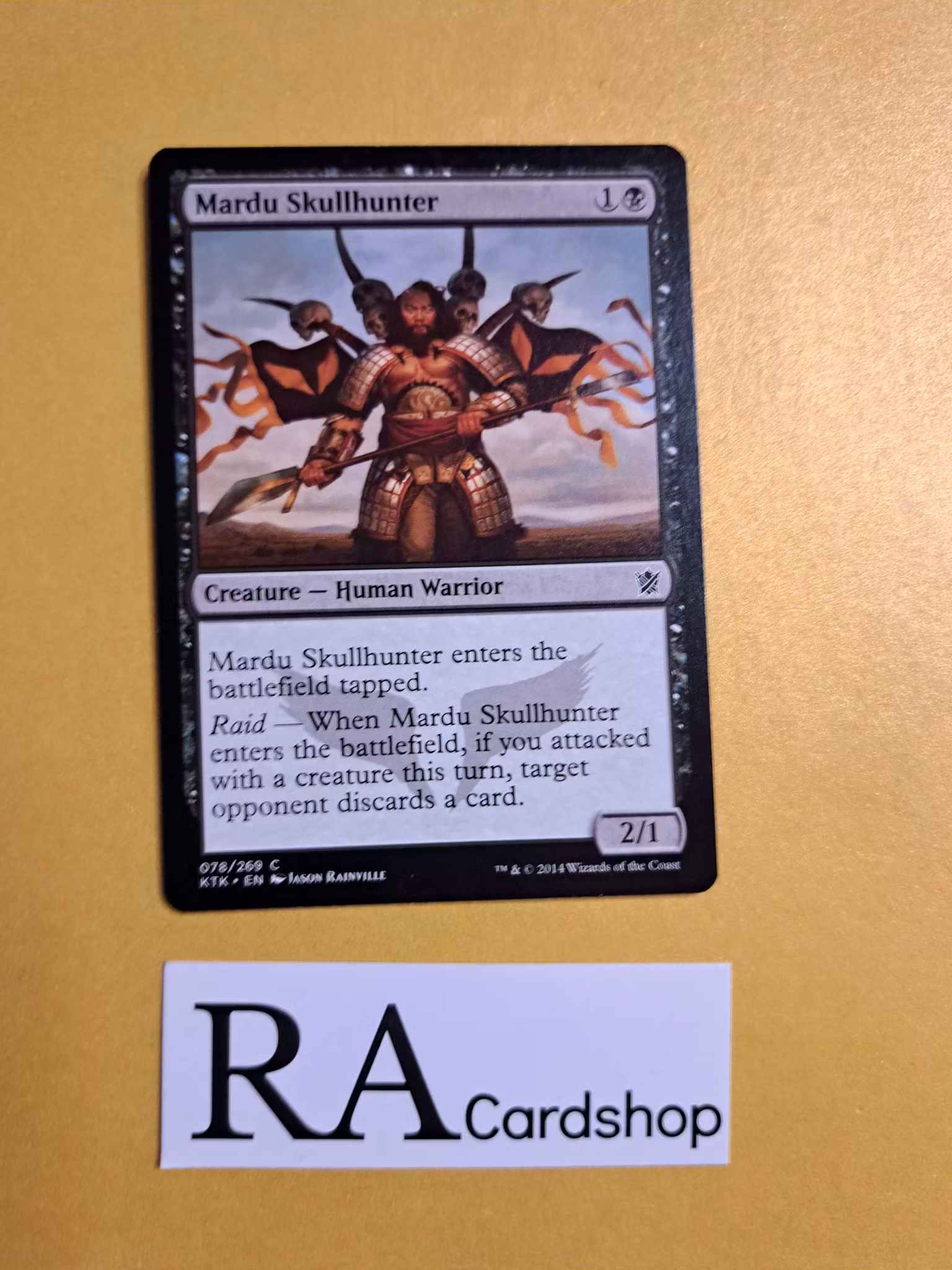 Mardu Skullhunter Common 078/269 Khans of Tarkir (KTK) Magic the Gathering