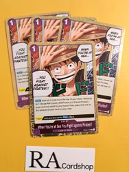 When Youre at Sea You Fight against Pirates!! Rare Playset OP05-076 Awakening of the New Era OP05 One Piece