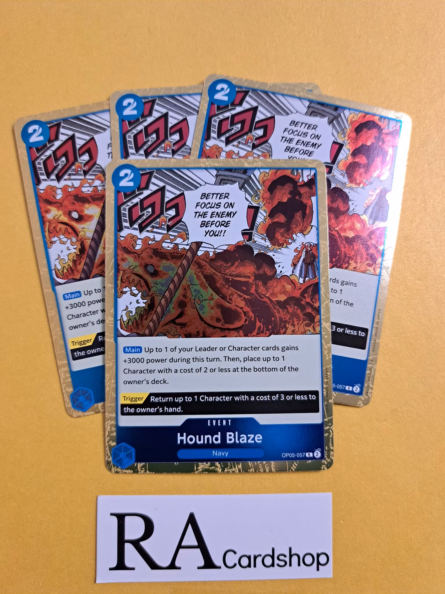 Hound Blaze Rare Playset OP05-057 Awakening of the New Era OP05 One Piece