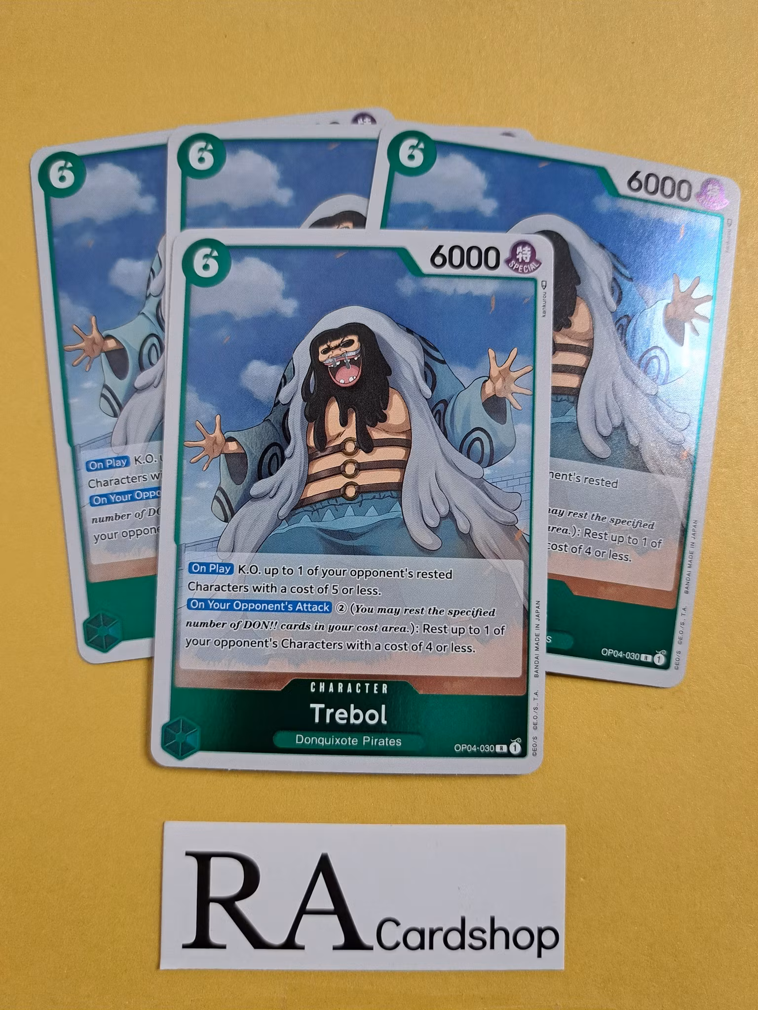 Trebol Rare Playset OP04-030 Kingdoms of Intrigue OP04 One Piece