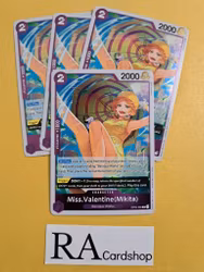 Miss.Valentine(Mikita) Rare Playset OP04-066 Kingdoms of Intrigue OP04 One Piece