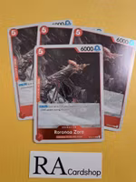 Roronoa Zoro Rare Playset OP04-015 Kingdoms of Intrigue OP04 One Piece