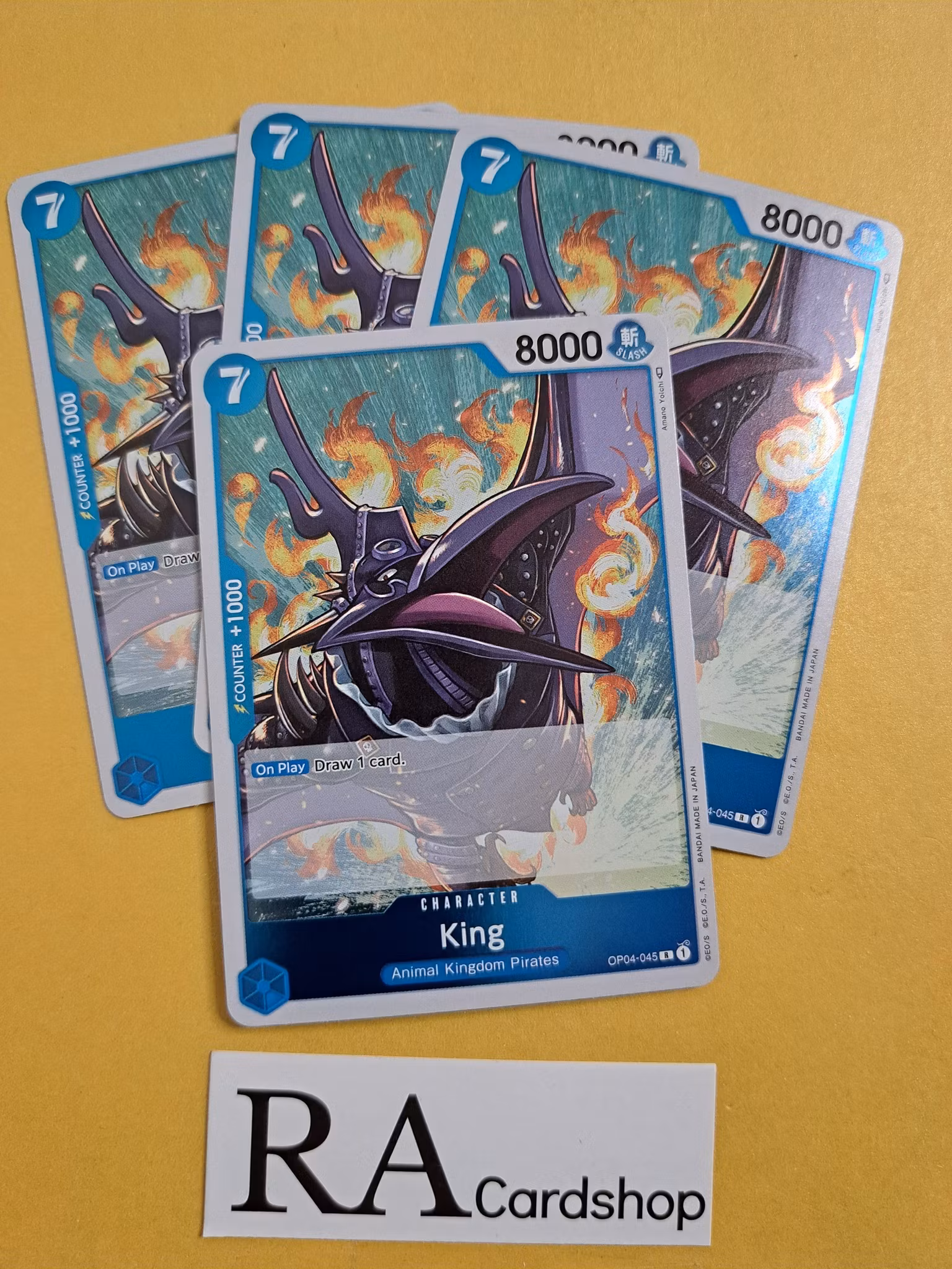 King Rare Playset OP04-045 Kingdoms of Intrigue OP04 One Piece