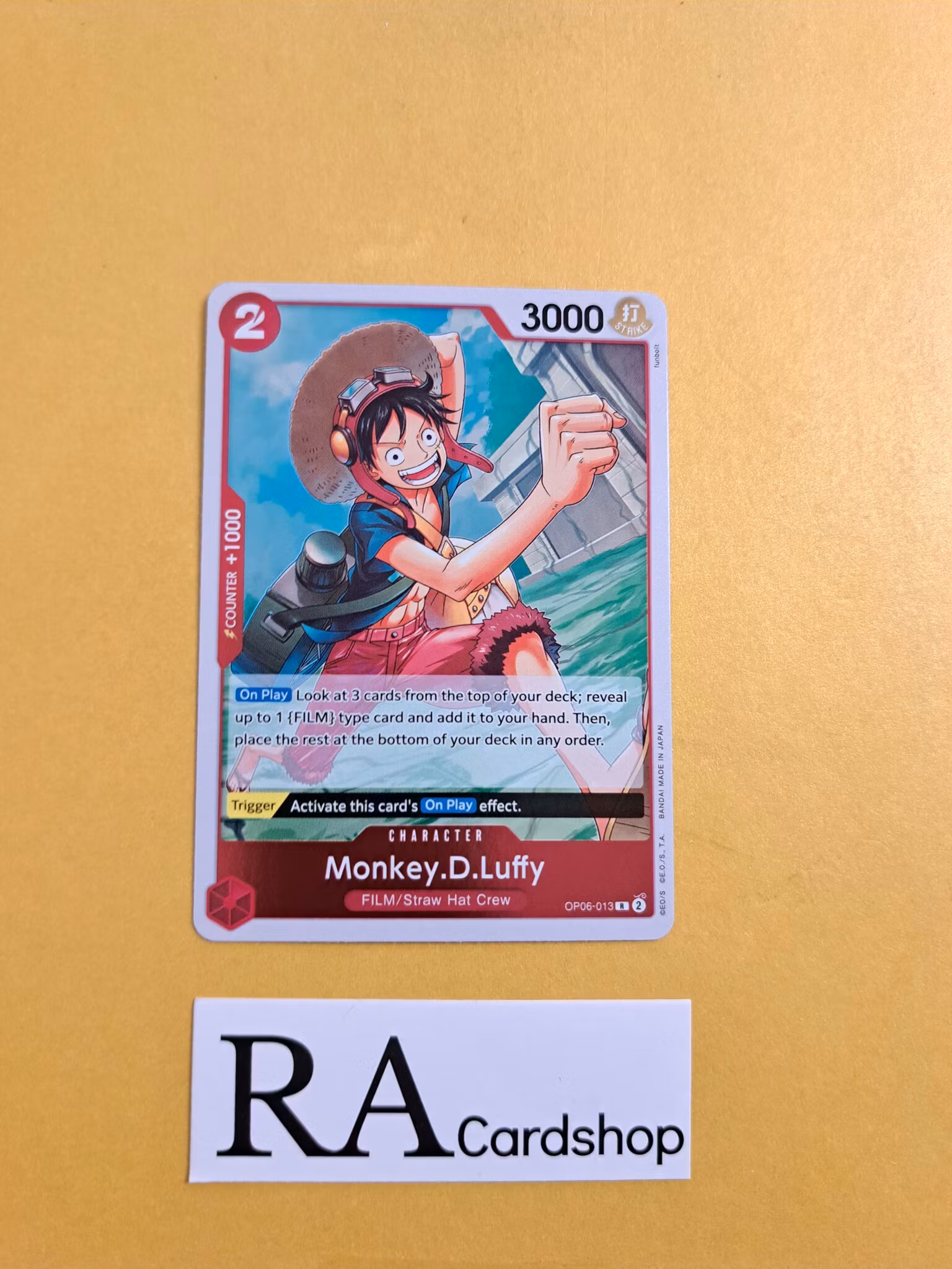 Monkey.D.Luffy Rare OP06-013 Wings of the Captain OP06 One Piece