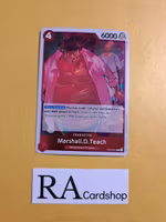 Marshall.D.Teach Rare OP03-012 Pillar of Strenght One Piece Card Game