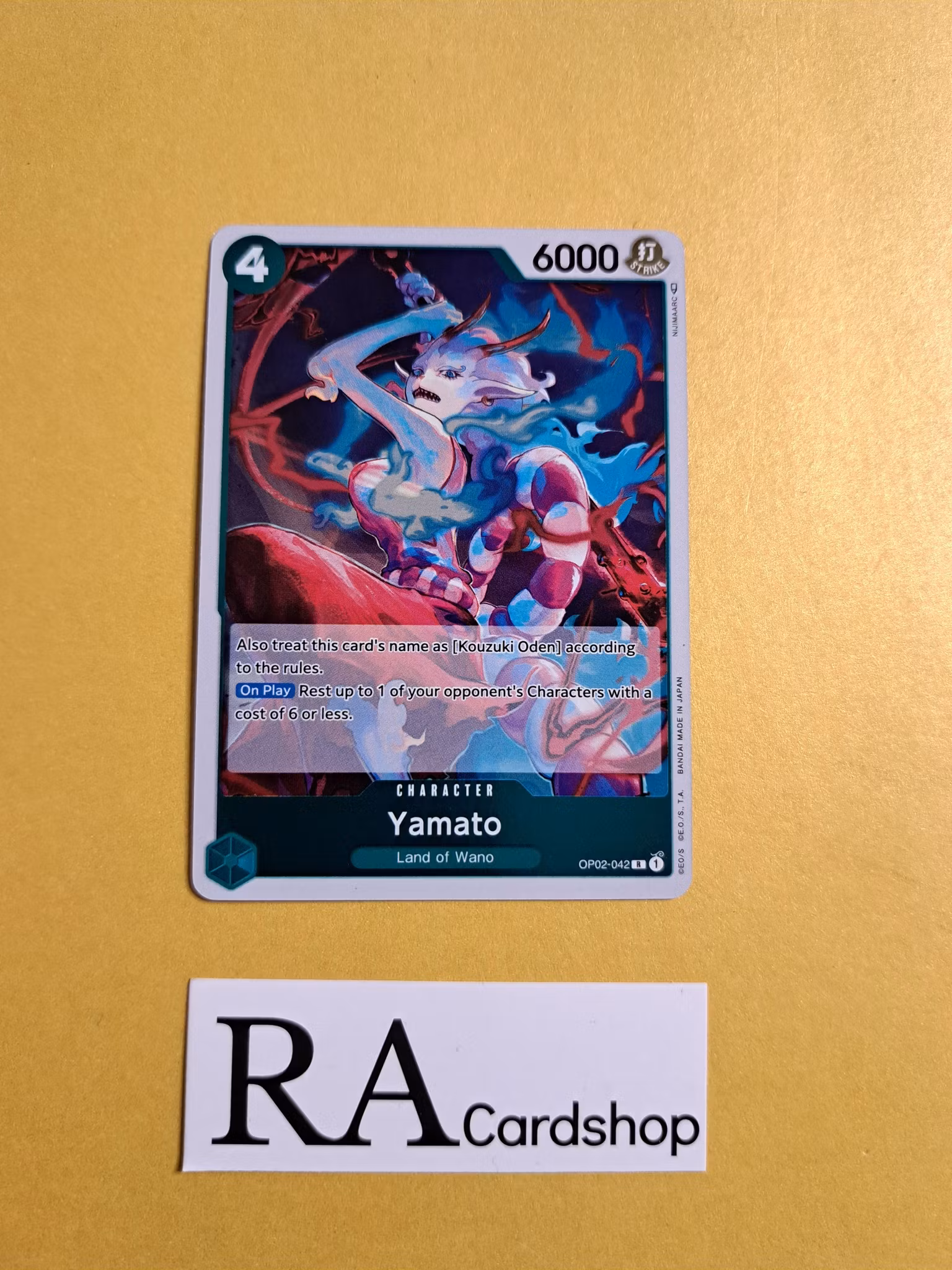 Yamato Rare Foil OP02-042 Paramount War One Piece Card Game