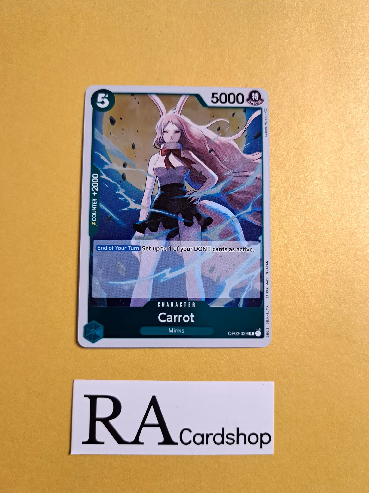 Carrot Rare OP02-029 Paramount War One Piece