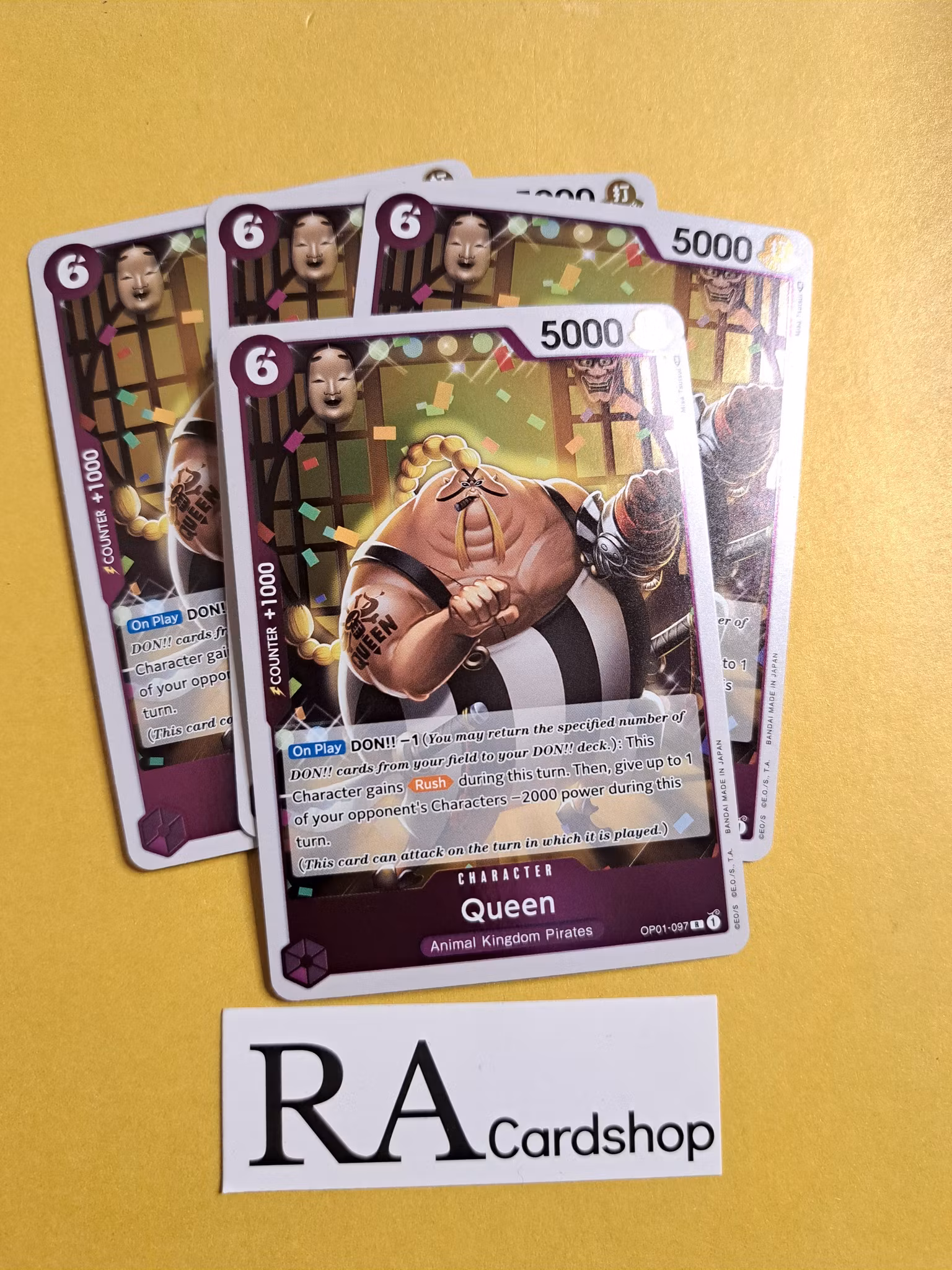 Queen Rare Playset OP01-097 Romance Dawn One Piece