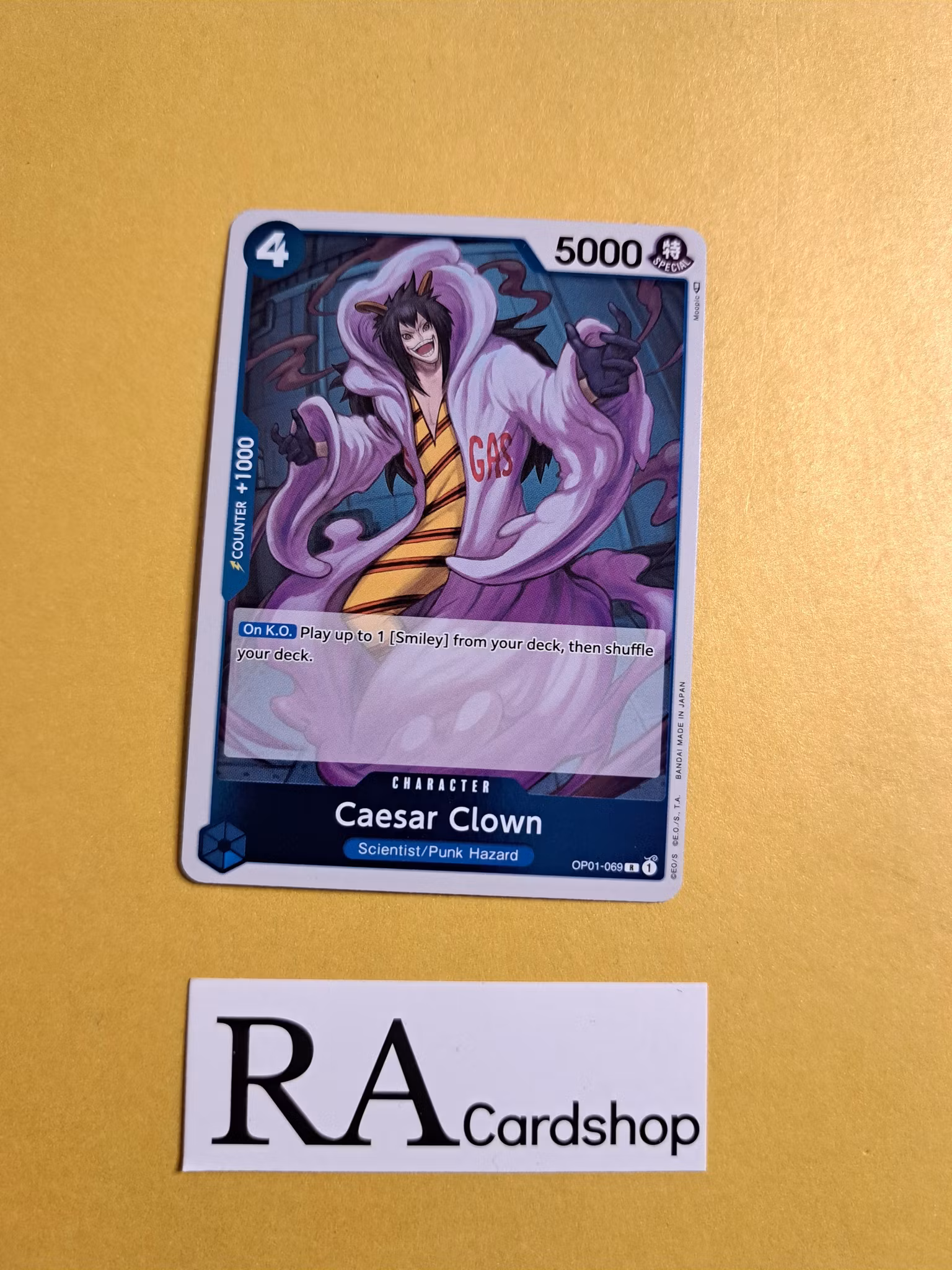Ceasar Clown Rare OP01-069 Romance Dawn One Piece Card Game