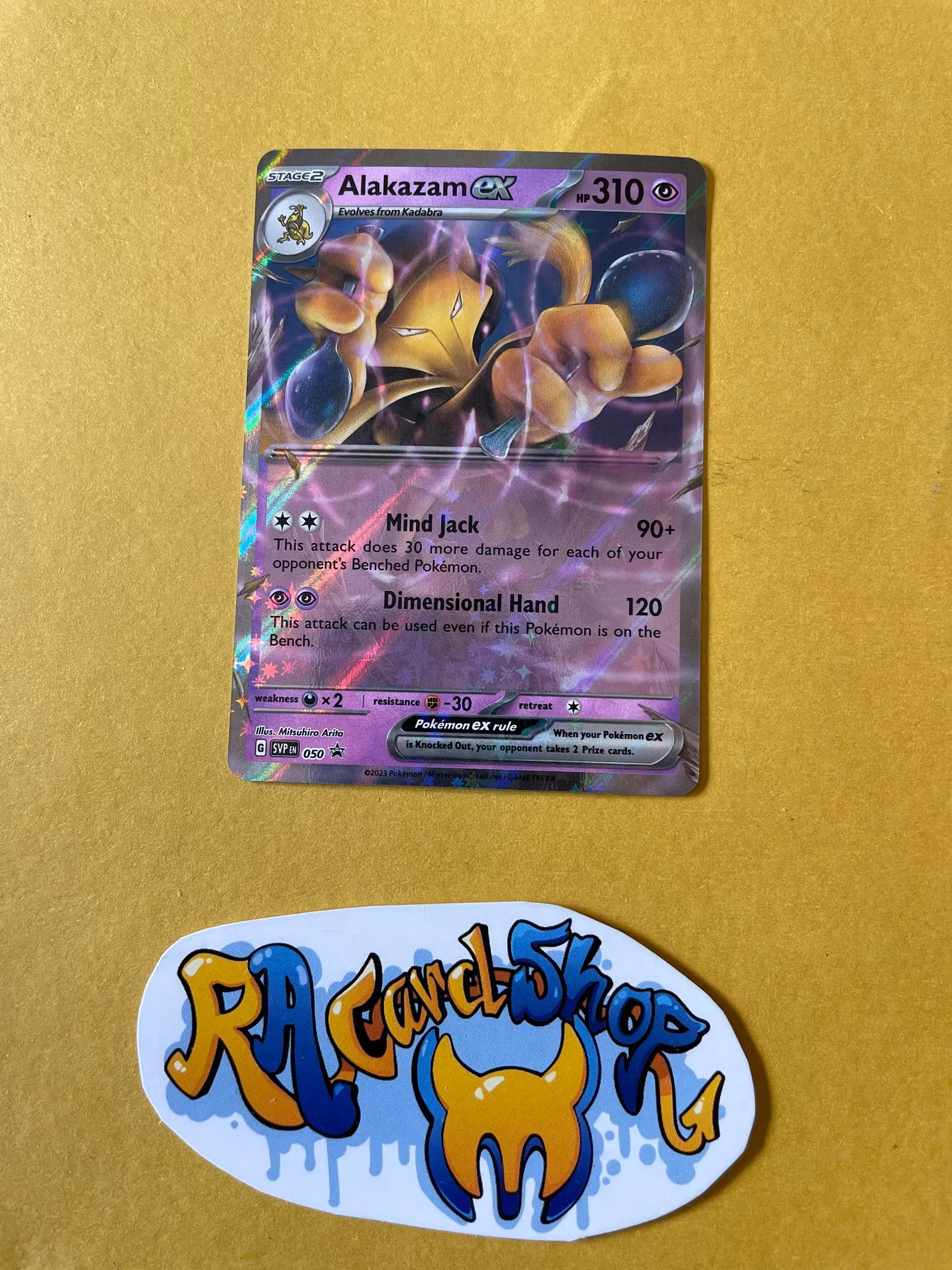 Alakazam EX 050 Scarlet & Violet Black Star Promo Pokemon