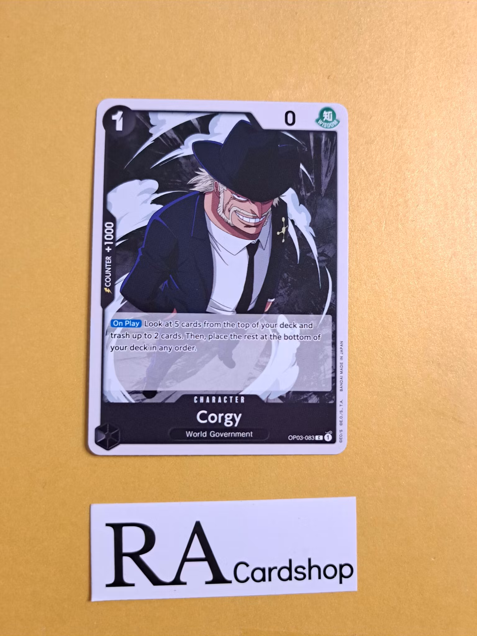 Corgy Common OP03-083 Pillar of Strenght One Piece Card Game