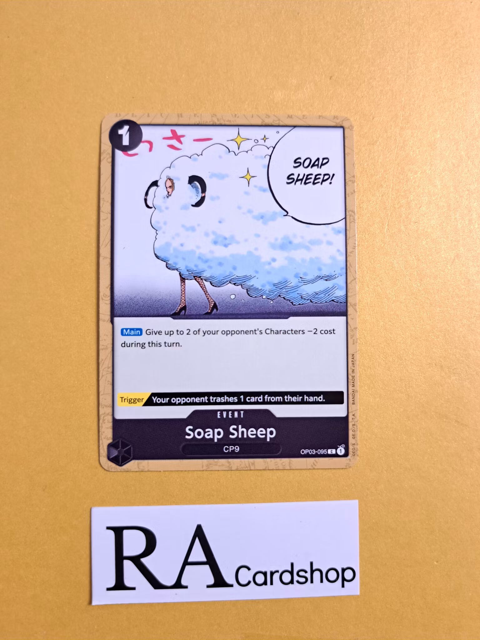 Soap Sheep Common OP03-095 Pillar of Strenght One Piece Card Game