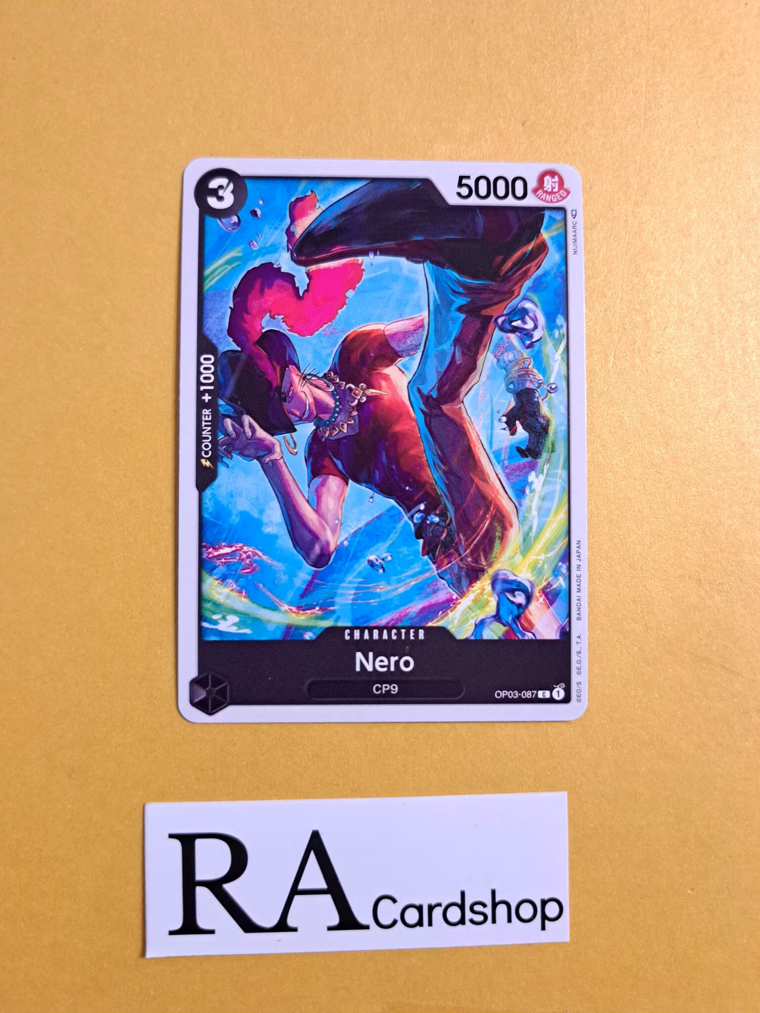 Nero Common OP03-087 Pillar of Strenght One Piece Card Game