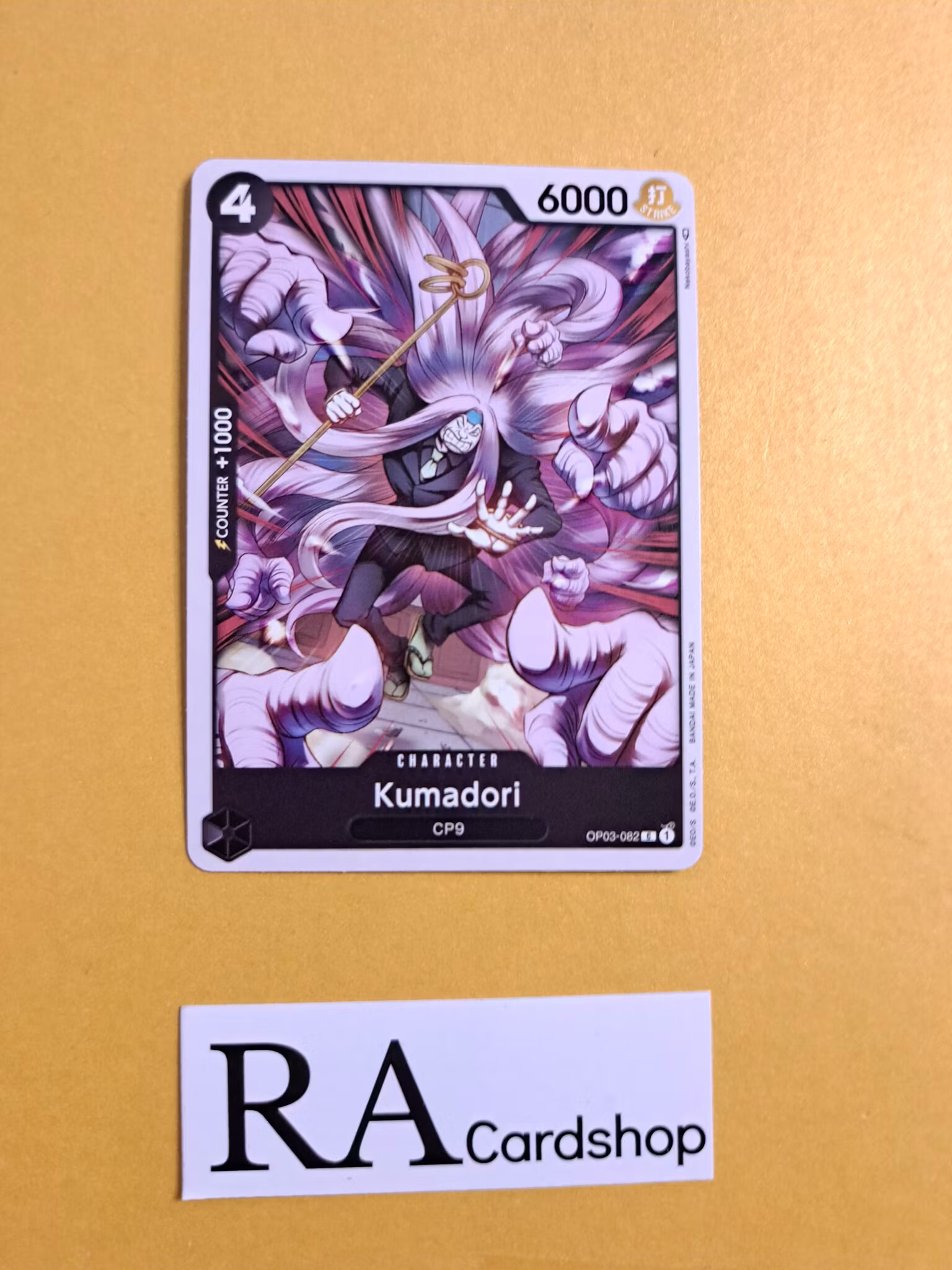 Kumadori Common OP03-082 Pillar of Strenght One Piece Card Game