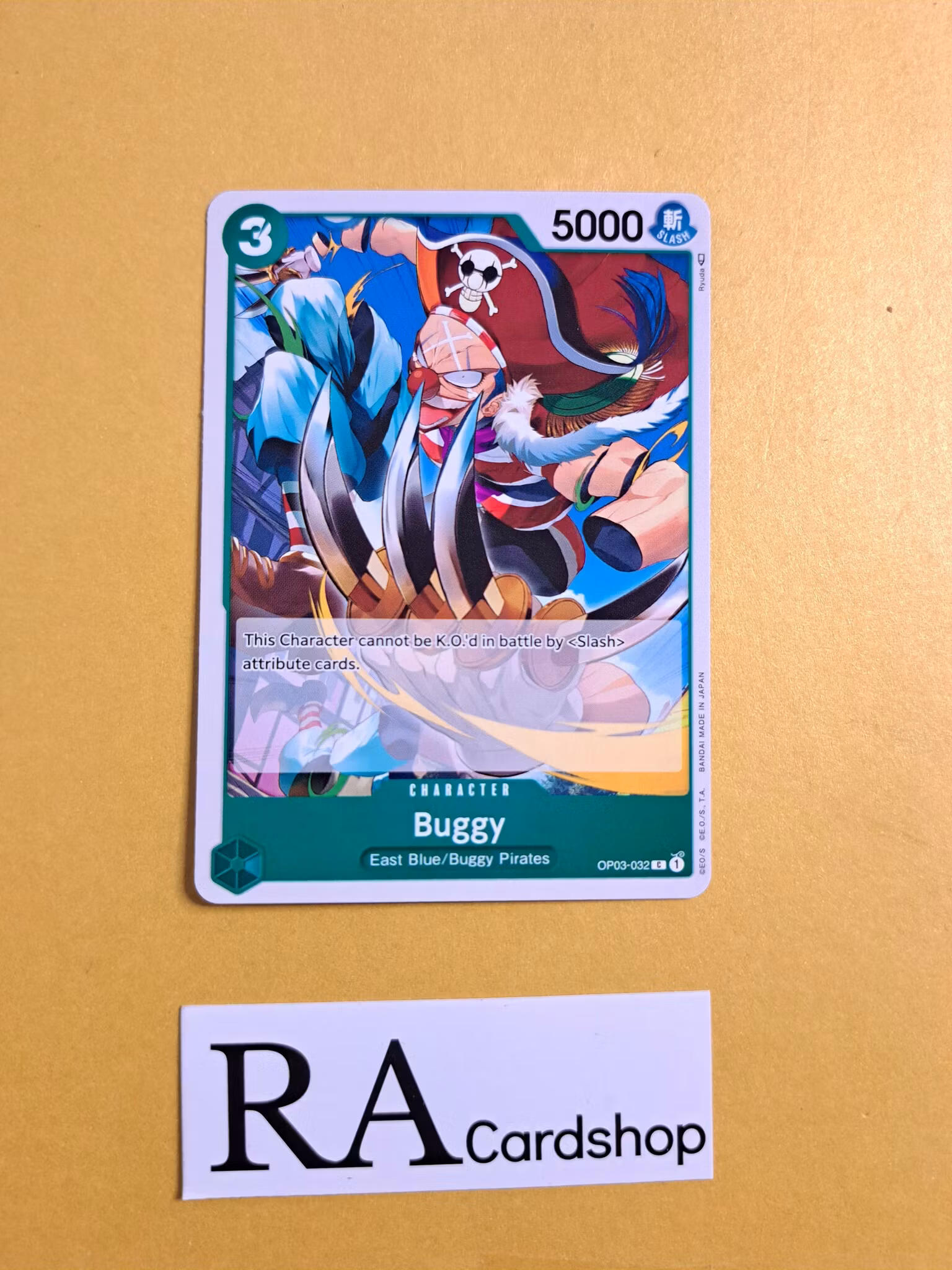 Buggy Common OP03-032 Pillar of Strenght One Piece Card Game