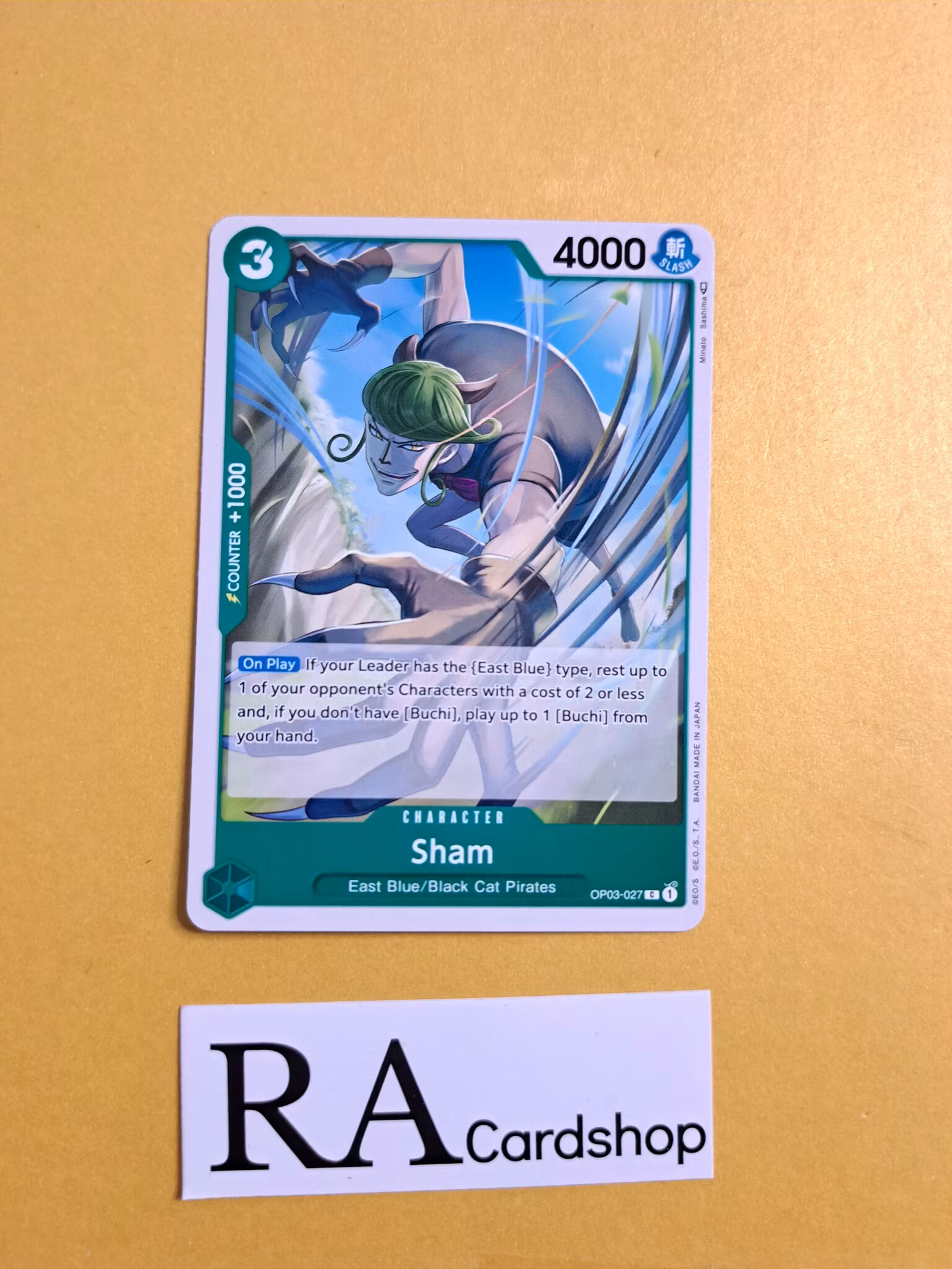Sham Common OP03-027 Pillar of Strenght One Piece Card Game