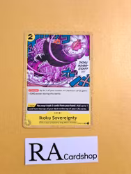 Ikoku Sovreignty Uncommon OP03-118 Pillar of Strenght One Piece Card Game