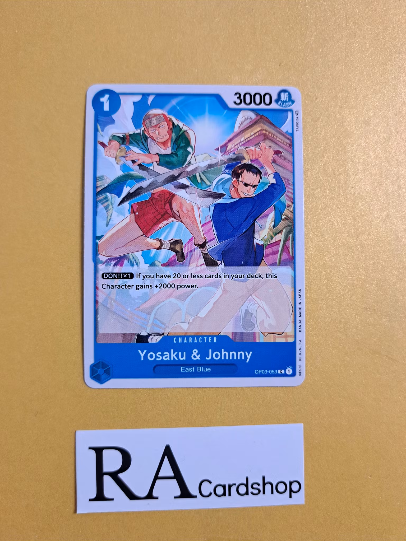 Yosaku & Johnny Common OP03-053 Pillar of Strenght One Piece Card Game