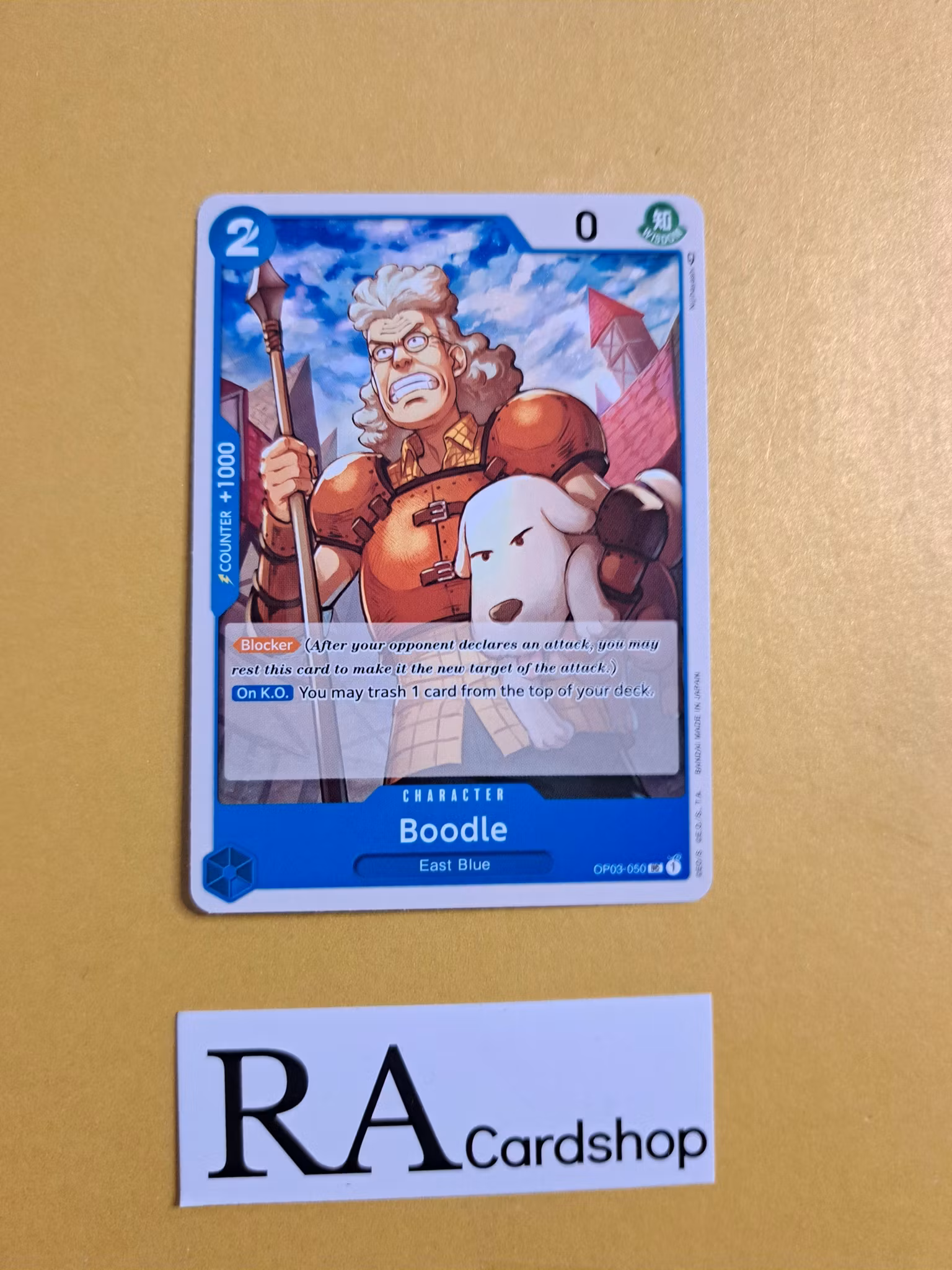 Boodle Uncommon OP03-050 Pillar of Strenght One Piece Card Game