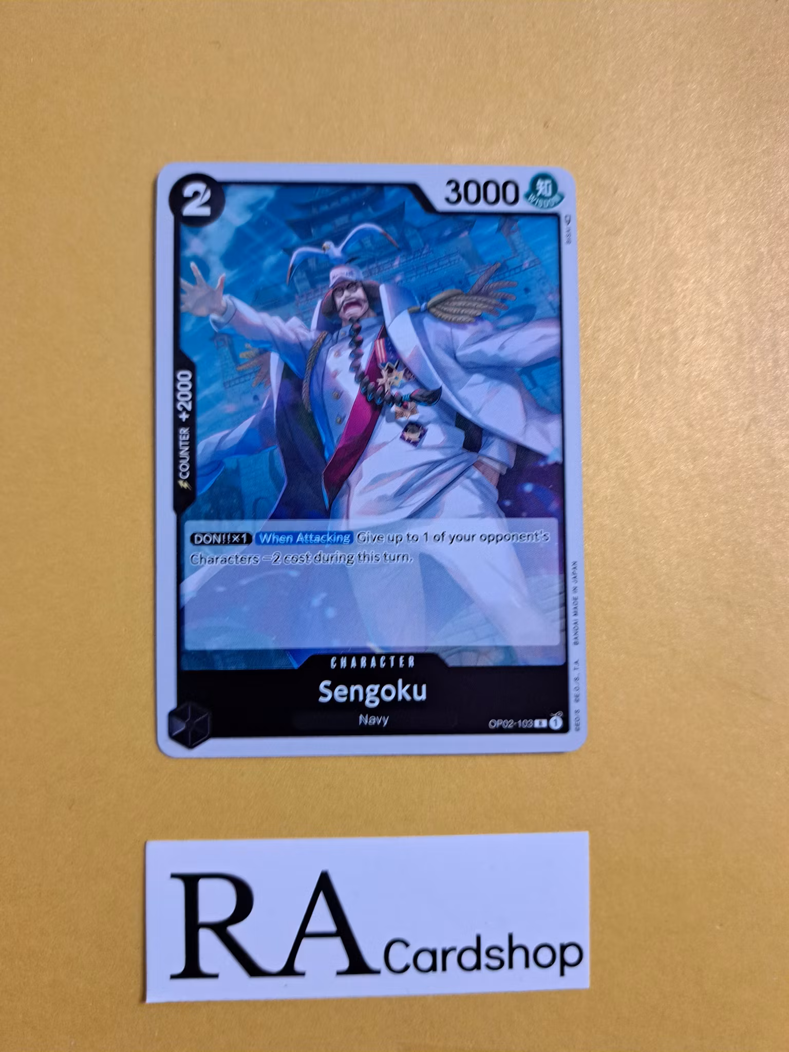 Sengoku Rare OP02-103 Paramount War One Piece Card Game
