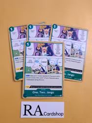 One, Two, Jango Uncommon Full Playset OP03-039 Pillar of Strenght One Piece Card Game