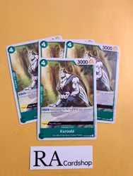 Kuroobi Uncommon Full Playset OP03-026 Pillar of Strenght One Piece Card Game