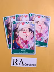 Alvida Common Full Playset OP03-023 Pillar of Strenght One Piece Card Game