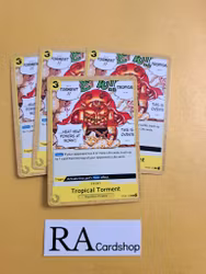 Tropical Torment Common Full Playset OP03-120 Pillar of Strenght One Piece Card Game