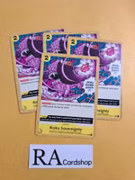 Ikoku Sovreignty Uncommon Full Playset OP03-118 Pillar of Strenght One Piece Card Game