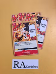 Cross Fire Uncommon Full Playset OP03-017 Pillar of Strenght One Piece Card Game