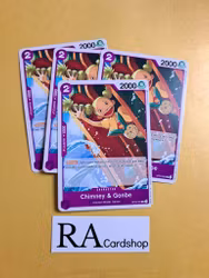Chimney & Gonbe Common Full Playset OP03-065 Pillar of Strenght One Piece Card Game