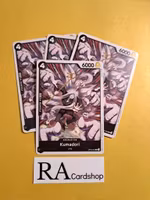 Kumadori Uncommon Full Playset OP03-082 Pillar of Strenght One Piece Card Game