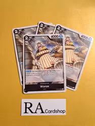 Wanze Uncommon Full Playset OP03-093 Pillar of Strenght One Piece Card Game