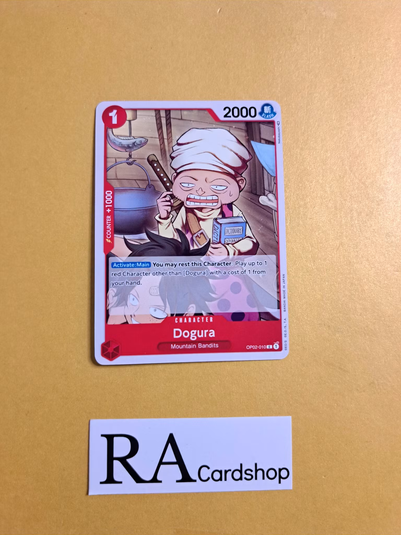 Dogura Common OP02-010 Paramount War One Piece Card Game