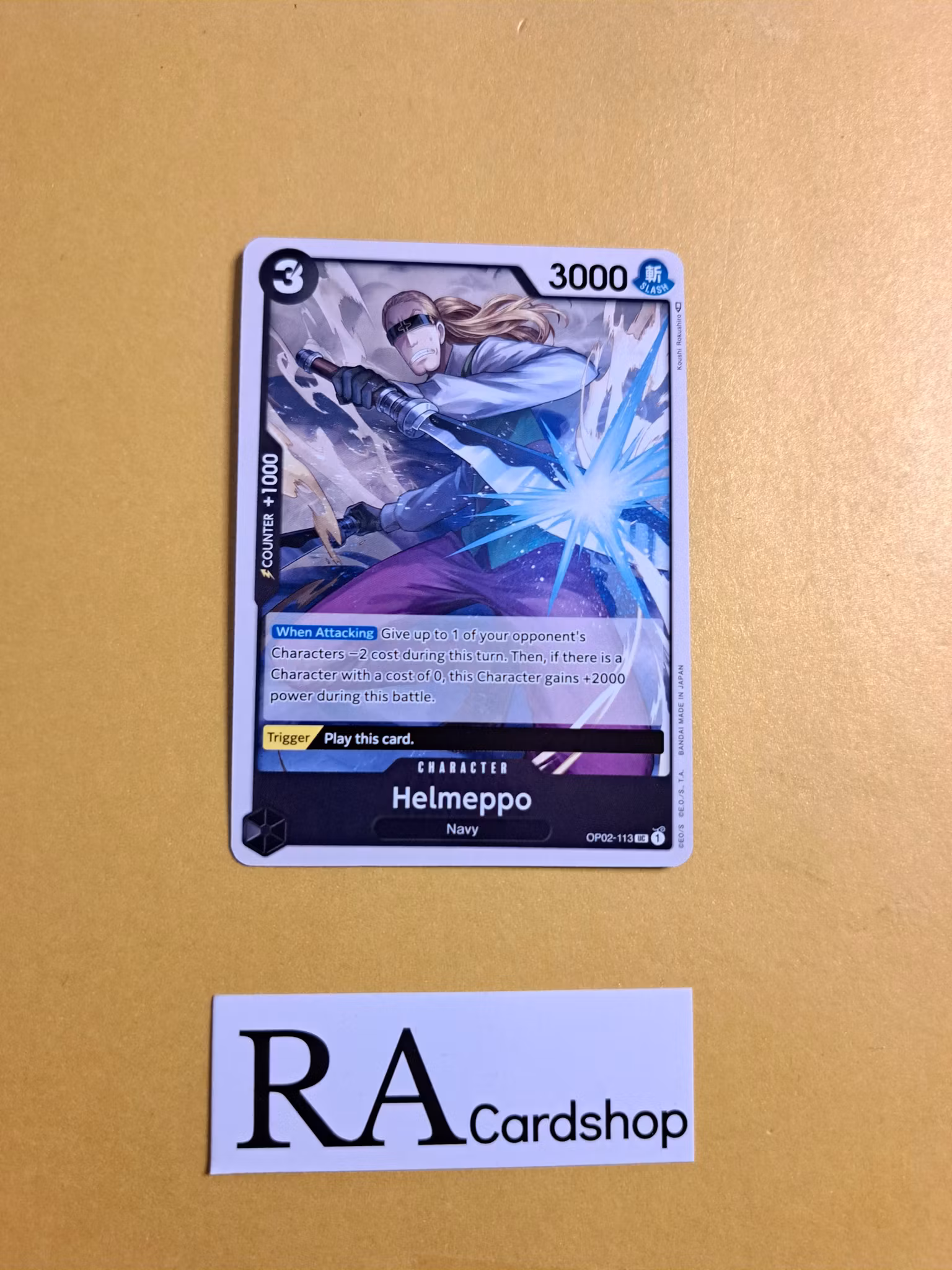 Helmeppo Uncommon OP02-113 Paramount War One Piece Card Game