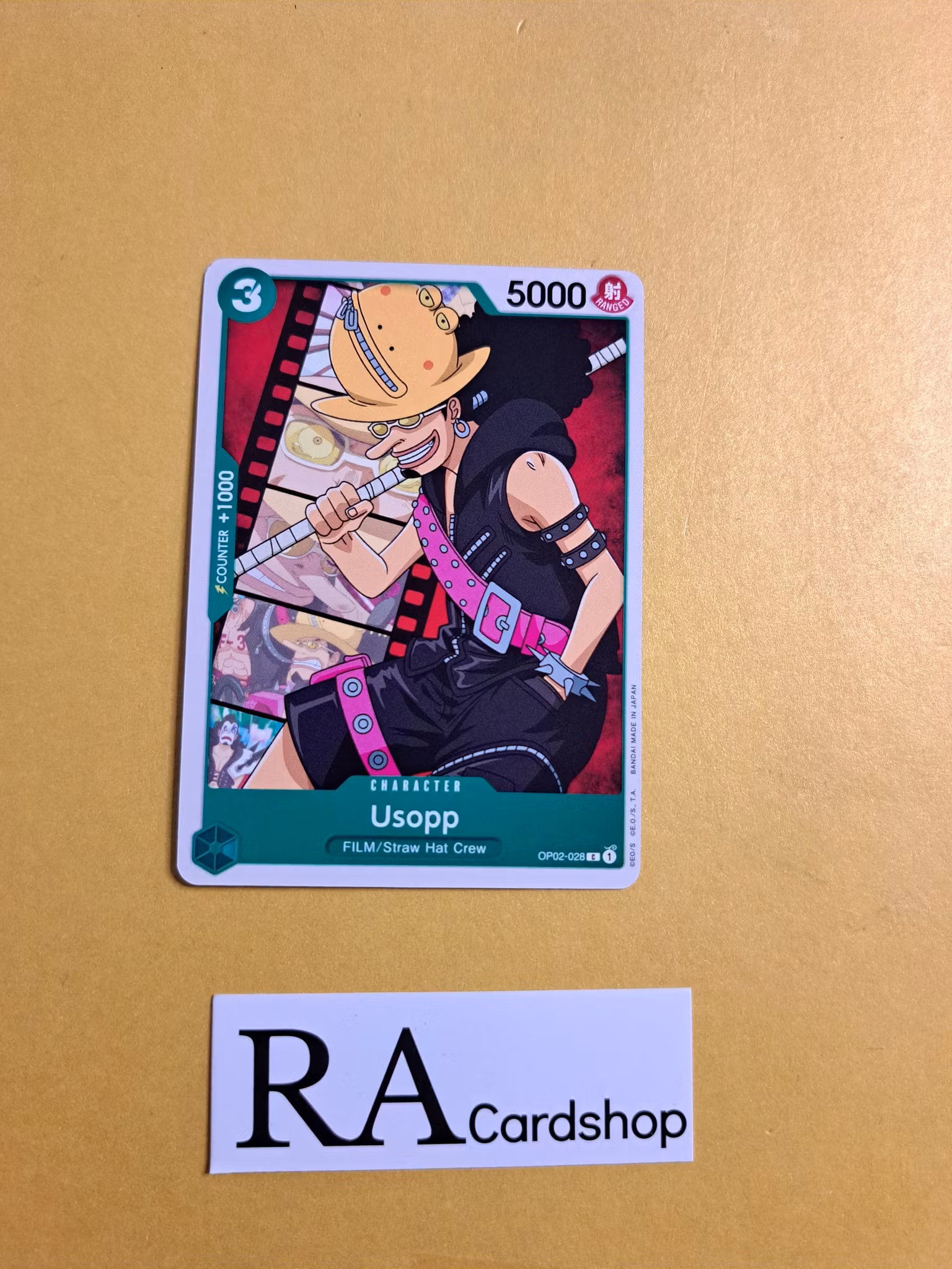 Usopp Common OP02-028 Paramount War One Piece Card Game