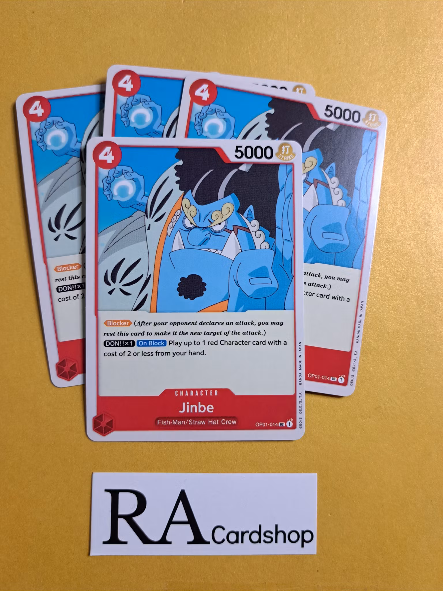 Jinbe Uncommon Playset OP01-014 Romance Dawn One Piece