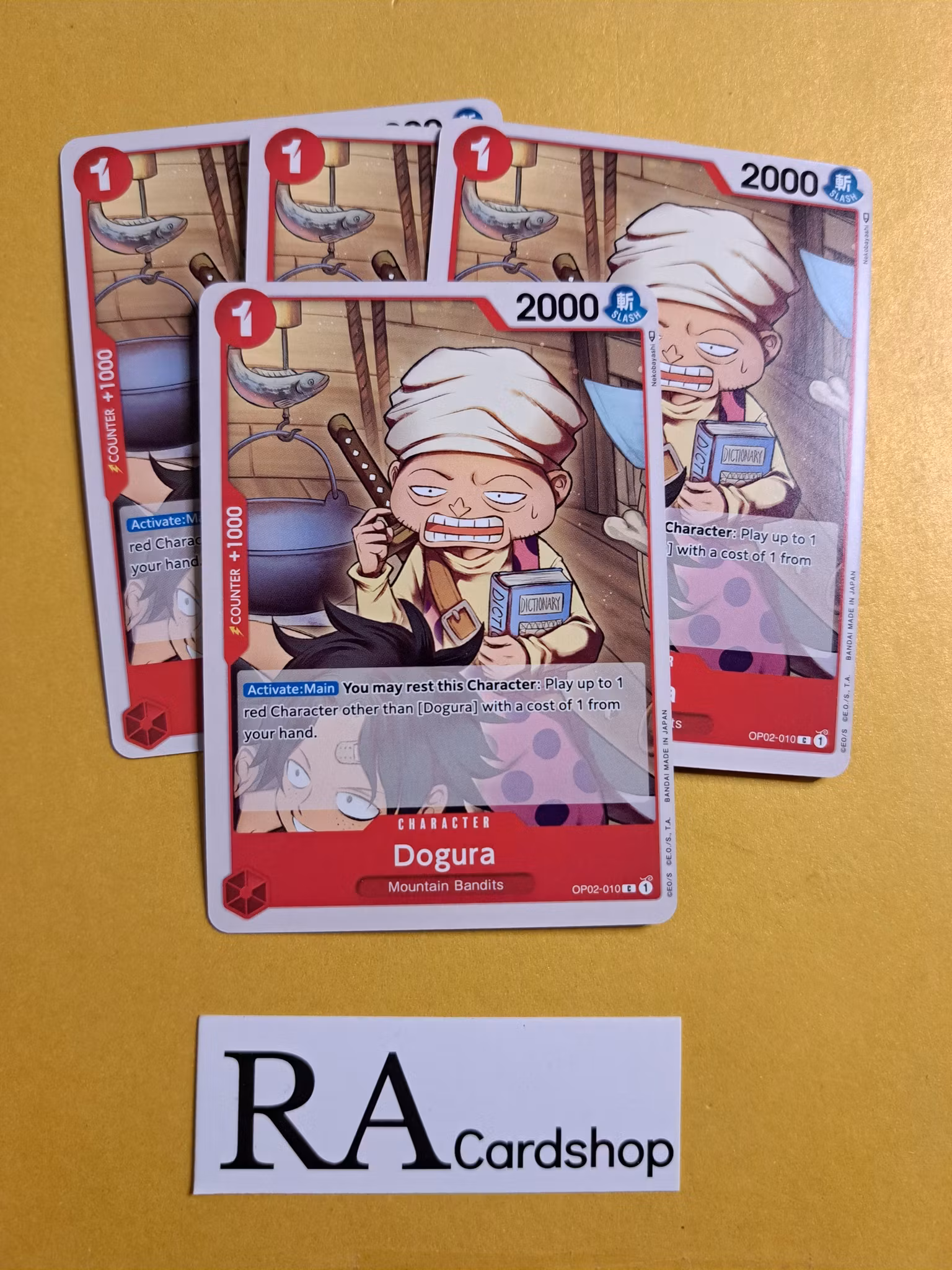 Dogura Common Playset OP02-010 Paramount War One Piece Card Game