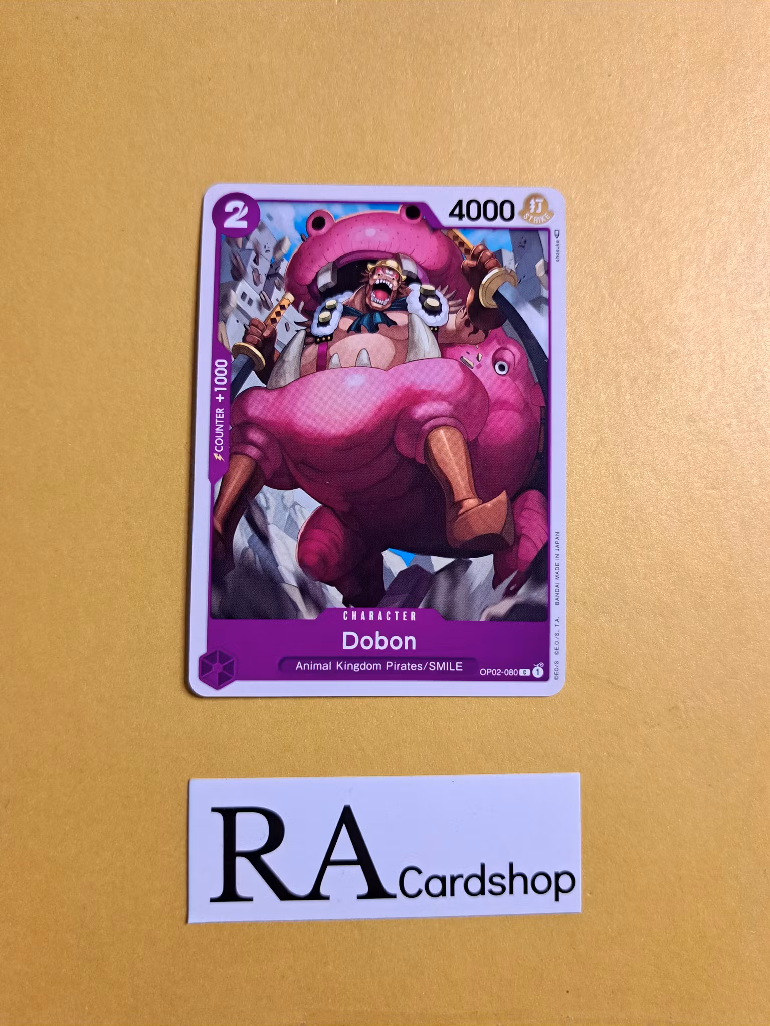 Dobon Common OP02-080 Paramount War One Piece Card Game