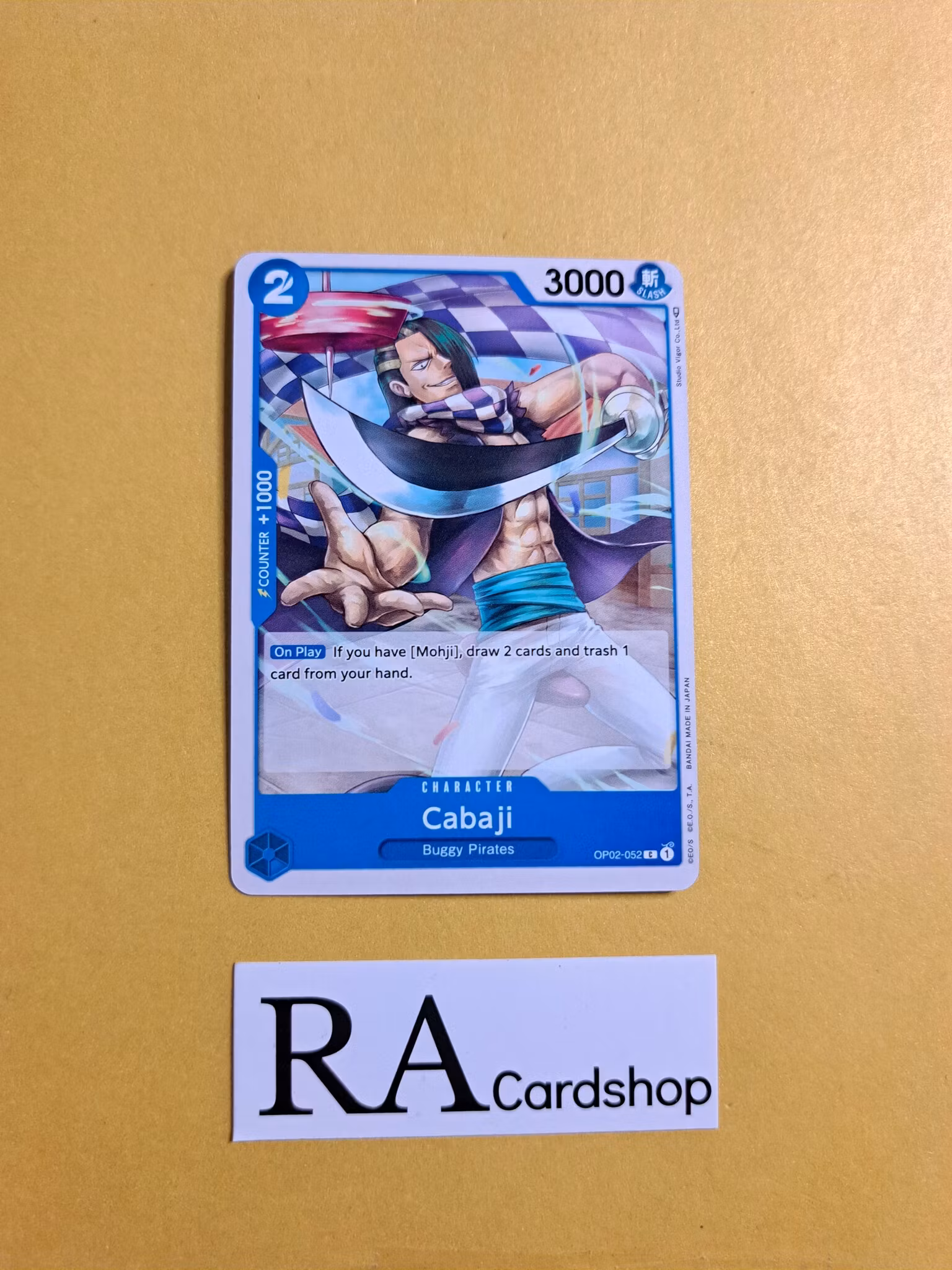 Cabaji Common OP02-052 Paramount War One Piece Card Game