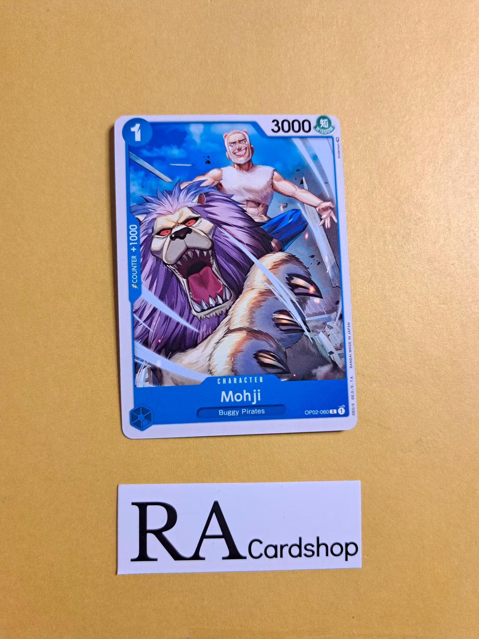 Mohji Common OP02-060 Paramount War One Piece Card Game