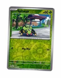 Spinarak Reverse Holo Common 004/167 Twilight Masquerade Pokemon