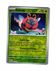 Volbeat Reverse Holo Common 009/167 Twilight Masquerade Pokemon